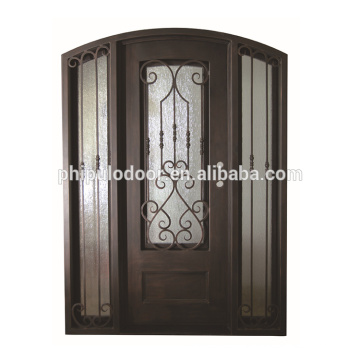 New style cheap price steel Iron single door design